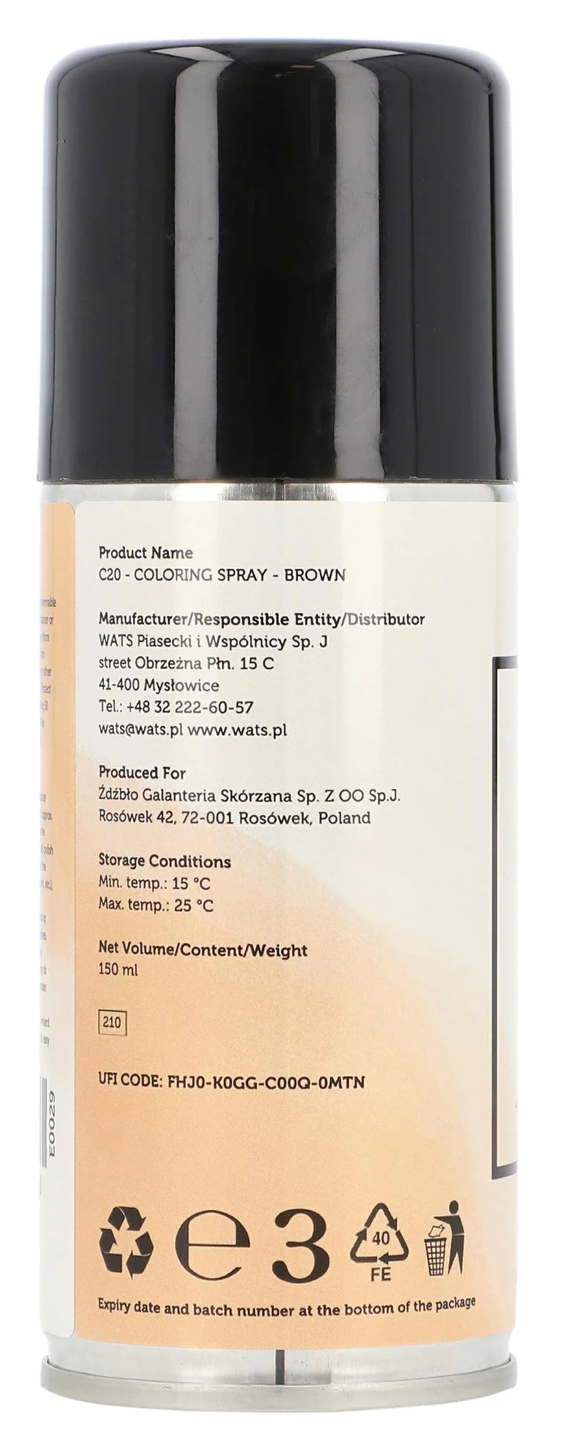 Coloring spray-Brown