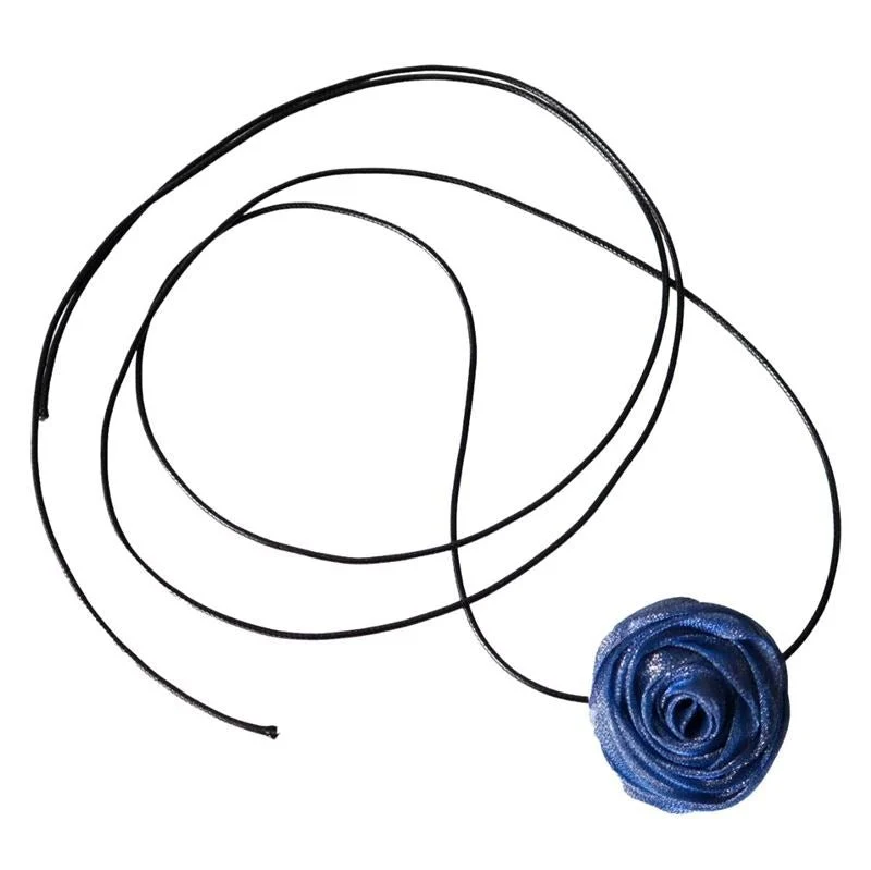 Soho Shene Choker Halskette - Blau