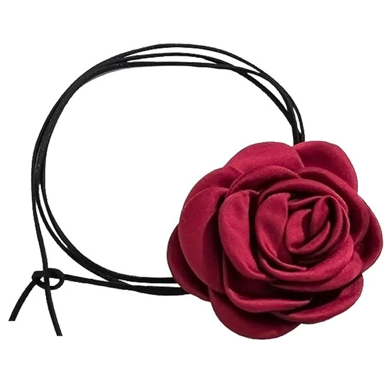 Soho Rose CHOKER Halskette - rot