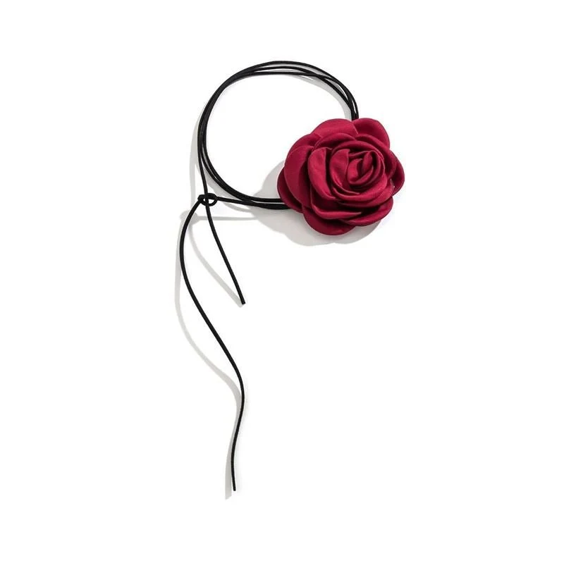 Soho Rose CHOKER Halskette - rot