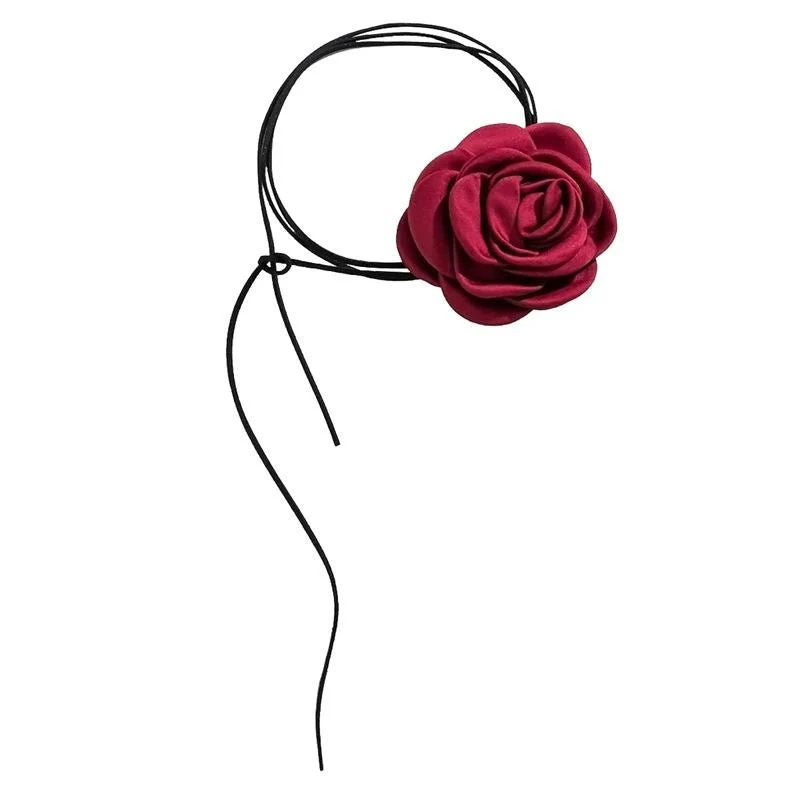 Soho Rose CHOKER Halskette - rot