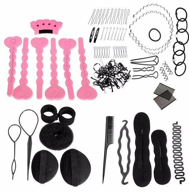 Haar Styling Set – für Hochsteckfrisuren & Pferdeschwanz