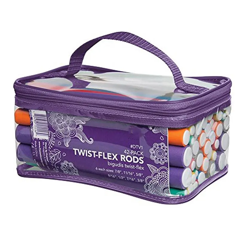 Schaumwickler Set – Twist Flex Rods – 42er Pack