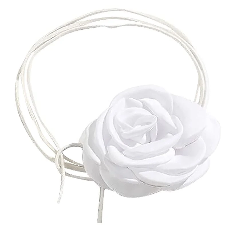 Soho Rose Choker Halskette - Weiß