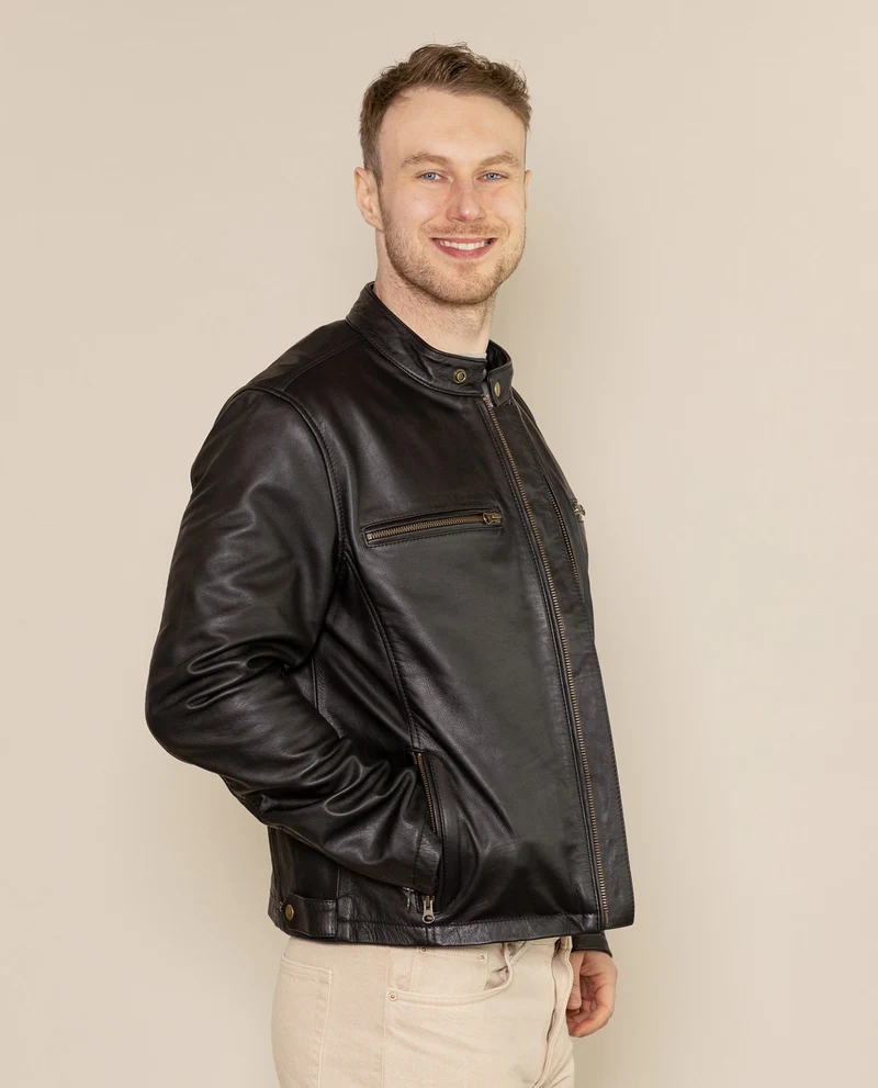 Outlet Lederjacke