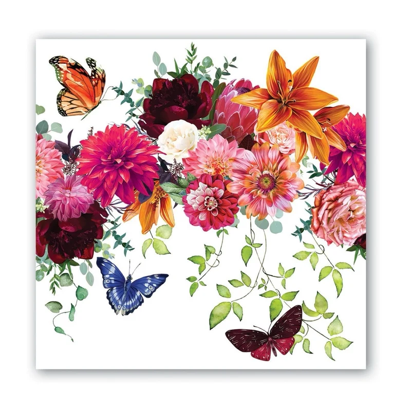 Cocktail Napkin: Sweet Floral Melody