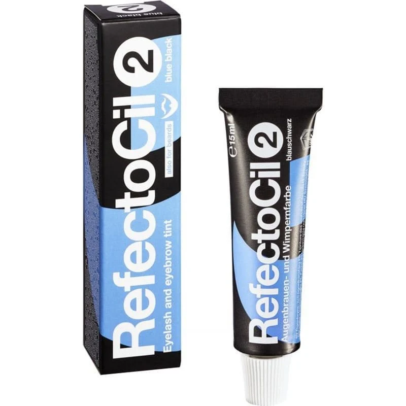 RefectoCil Augenbrauenfarbe – Blau-Schwarz Nr. 2 – 15g