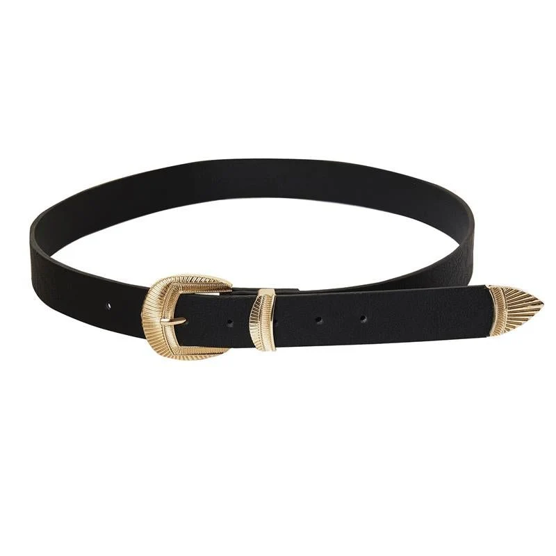 Gürtel – Schwarz goldfarben – SOHO Cali