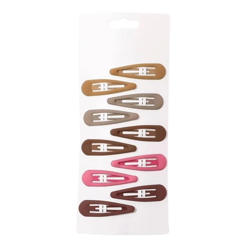 SOHO Tory Haarspangen – 10er Set in Neutralfarben