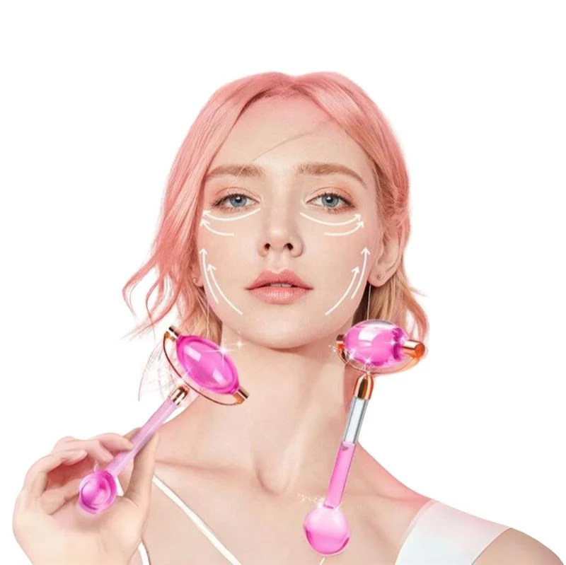 Gesichtsroller mit Kühleffekt von UNIQ in Pink