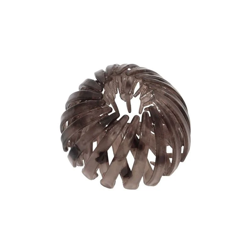 Pferdeschwanz Haar-Spirale – Grau Tortoise – SOHO