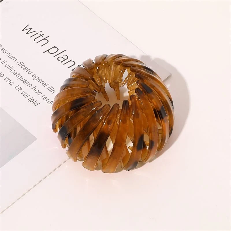 Haar-Spirale für Pferdeschwanz – SOHO Tortoise-Muster