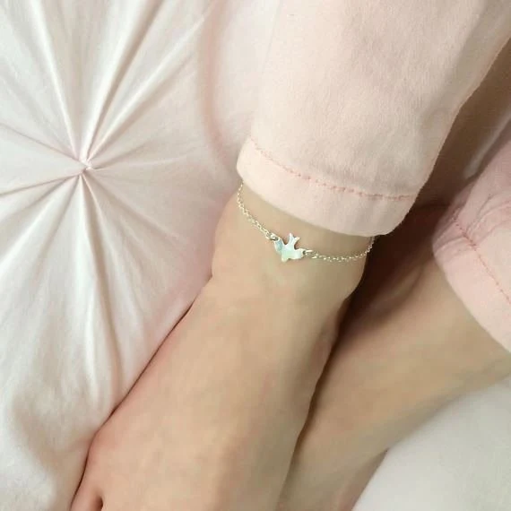 Fußkette – mit Vogel-Anhänger