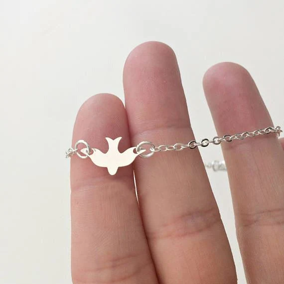 Fußkette – mit Vogel-Anhänger