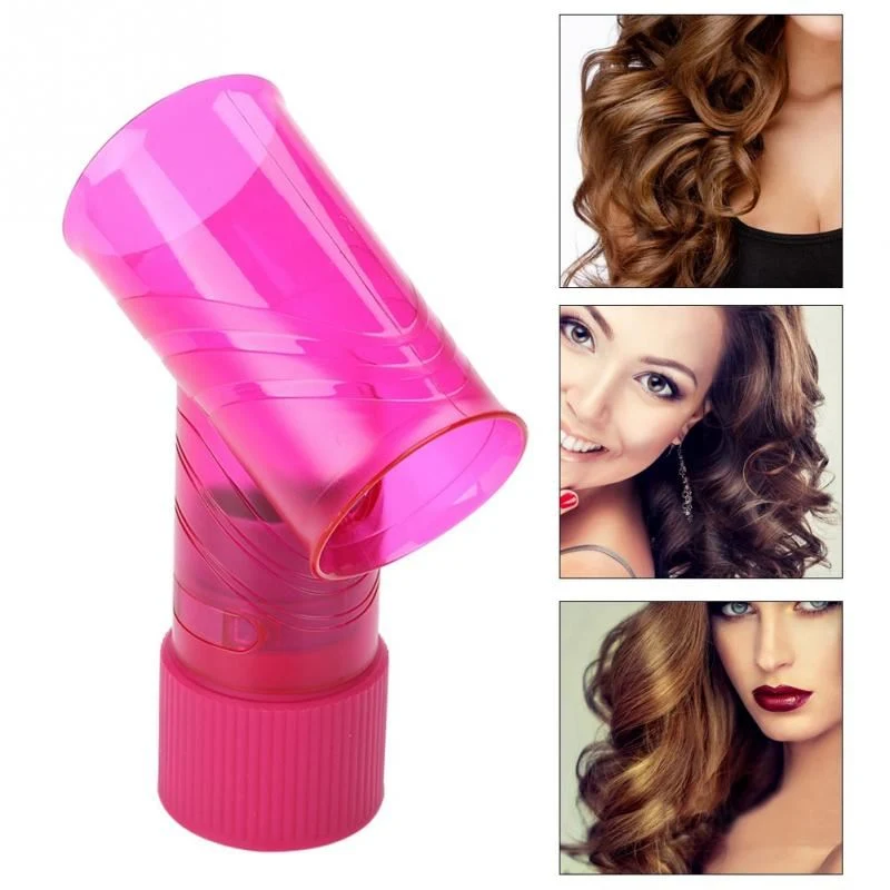 Lockenaufsatz für Föhn – Magic Wind Curler pink