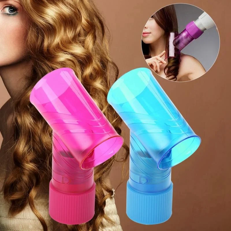 Lockenaufsatz für Föhn – Magic Wind Curler pink