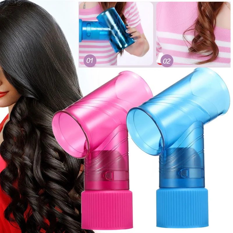 Lockenaufsatz für Föhn – Magic Wind Curler pink