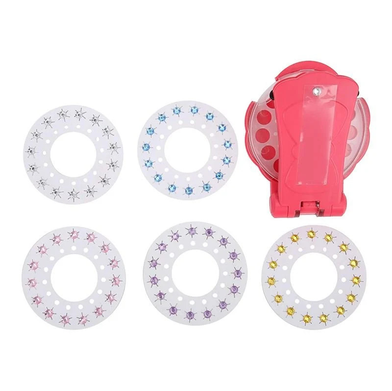 Strass-Applikator Set – 75 Glitzersteine zum Aufkleben