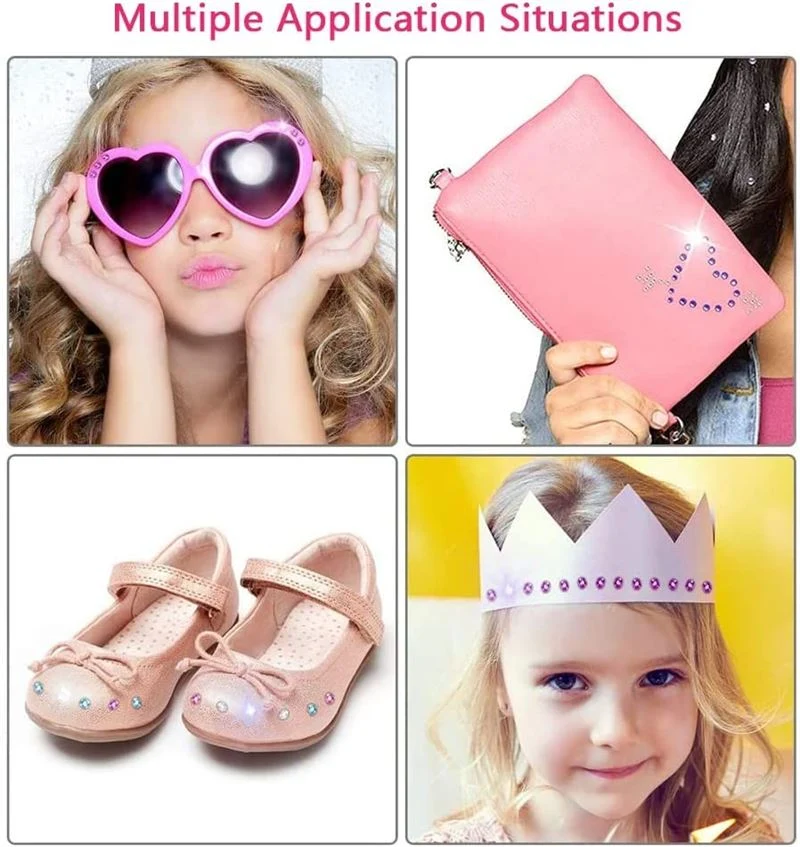 Strass-Applikator Set – 75 Glitzersteine zum Aufkleben
