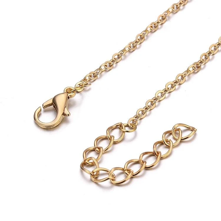 Fußkette mit Herz – goldfarben