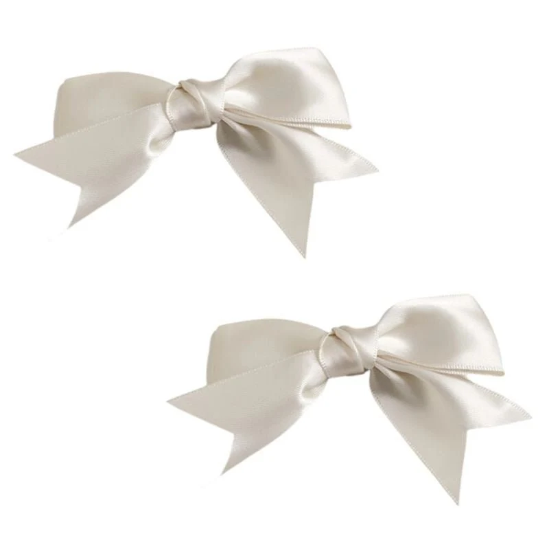 Soho Mio Bow Hair Clips - Weiß