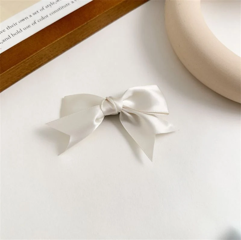 Soho Mio Bow Hair Clips - Weiß