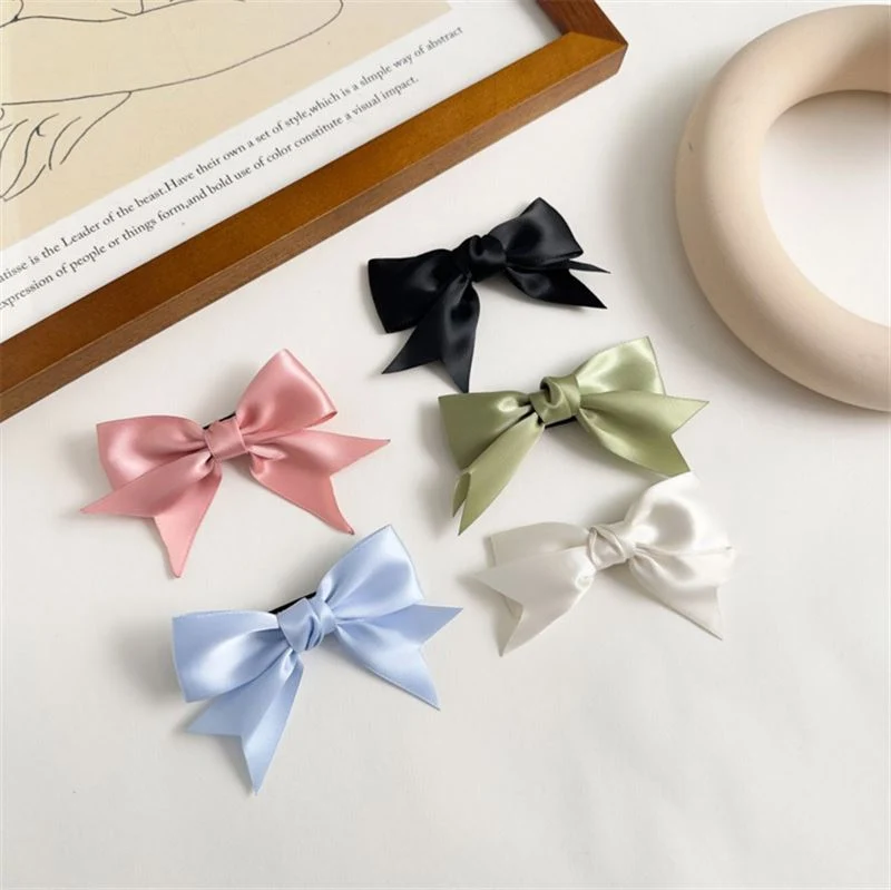 Soho Mio Bow Hair Clips - Weiß