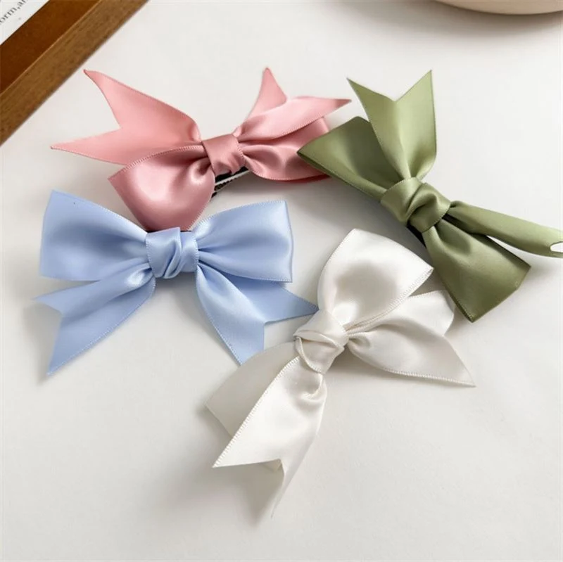 Soho Mio Bow Hair Clips - Weiß