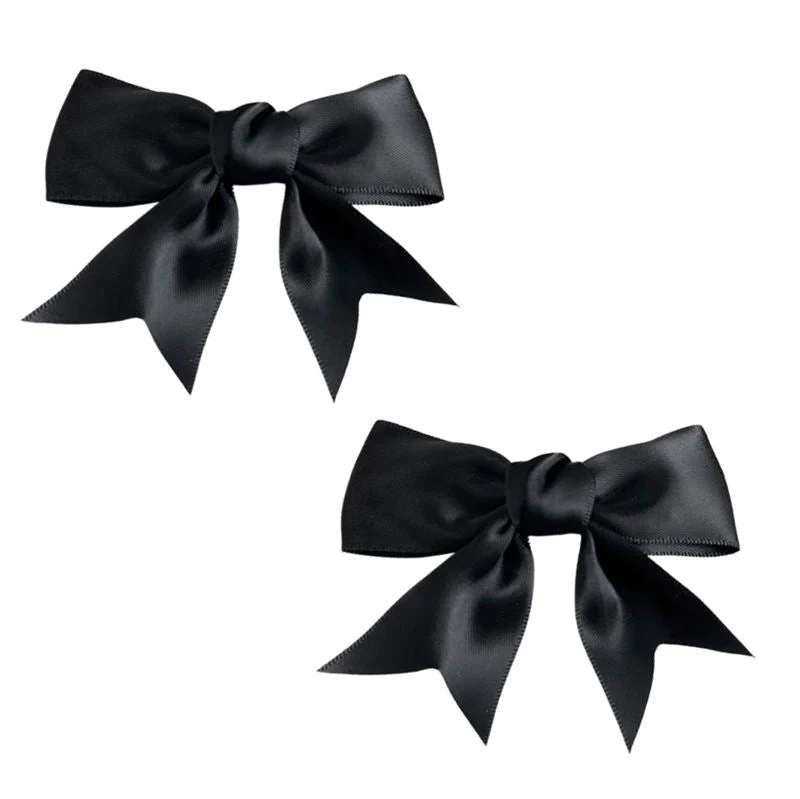 Soho Mio Bow Hair Clips - Schwarz
