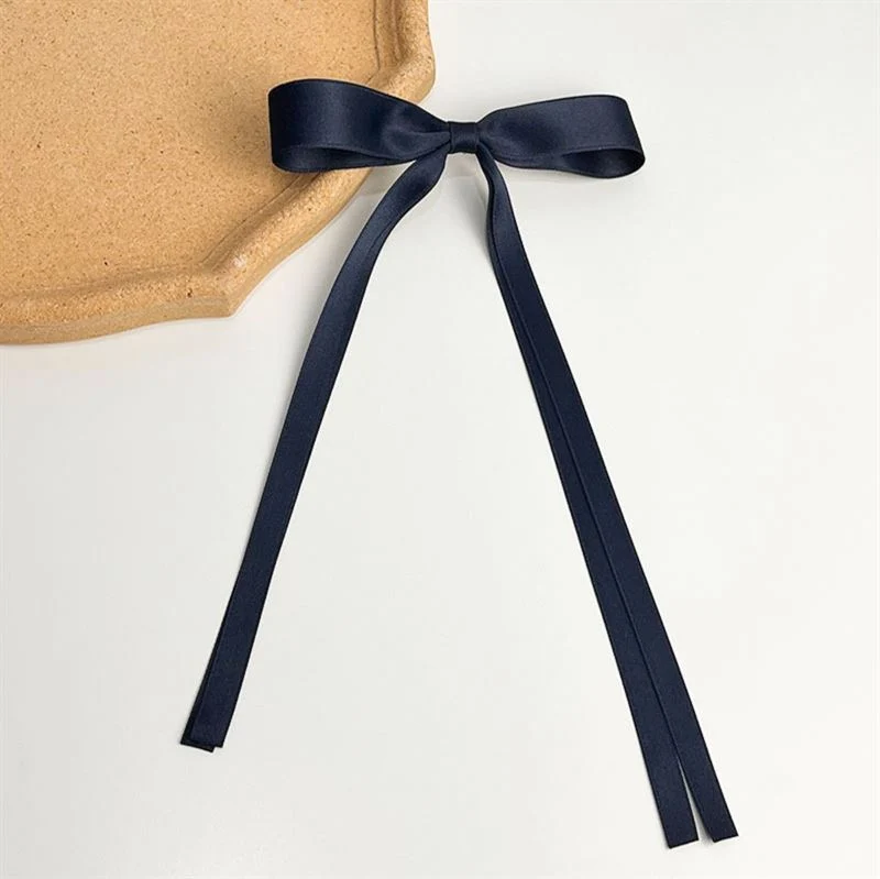 Soho Isa Bow Hair Clips - dunkelblau