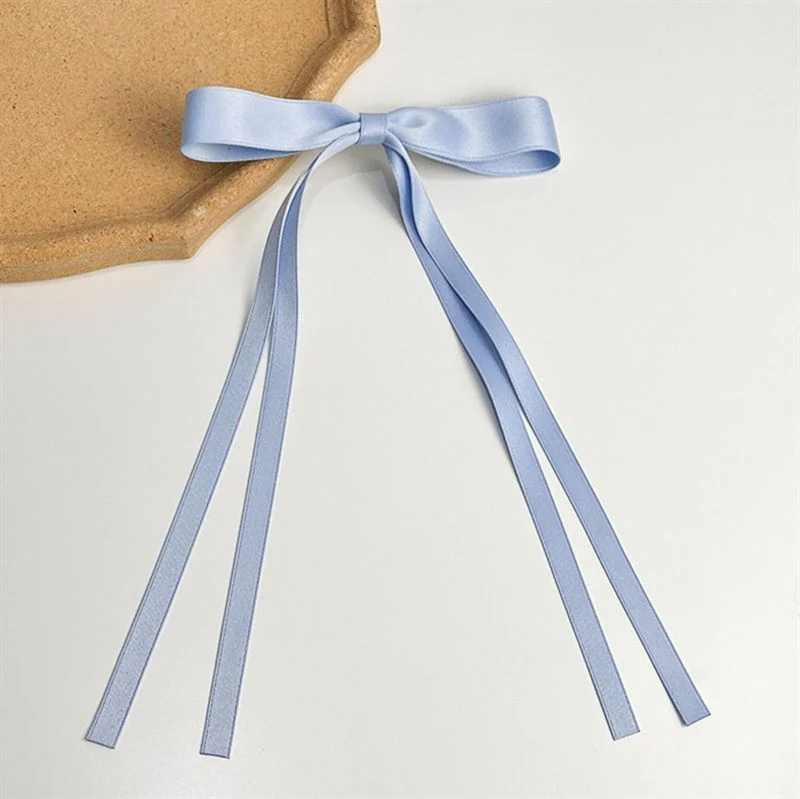 Soho Isa Bow Hair Clips - Blau