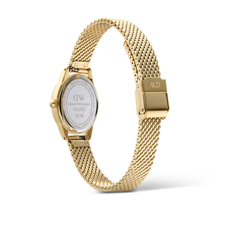 Daniel Wellington Ophelia Mini Mesh White Goldfarben Damenuhr DW00100939
