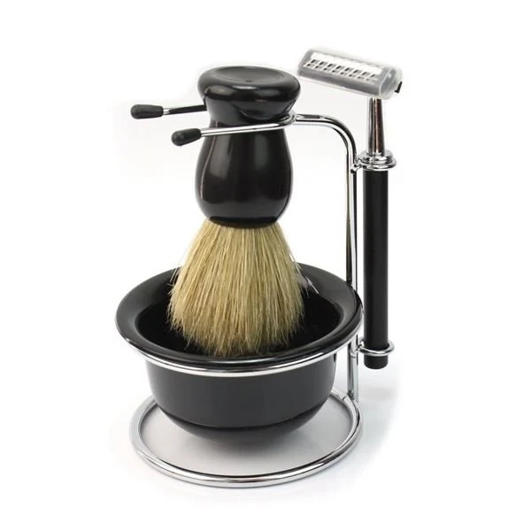 Rasier-Set für Herren – 4-teilig Chrom
