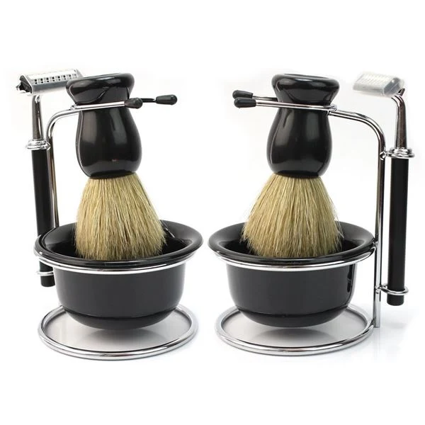 Rasier-Set für Herren – 4-teilig Chrom