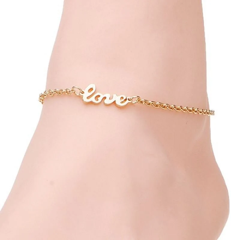 Fußkette Love in Einheitsgröße