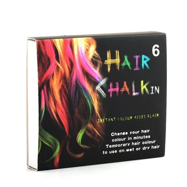 Haarkreide-Set mit 6 Haarkreiden / Haarstiften