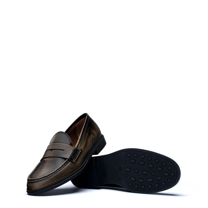 Isabel Bernard Vendôme Blandine mokkafarbene Spazzolato-Leder Loafer IB51015-639-36