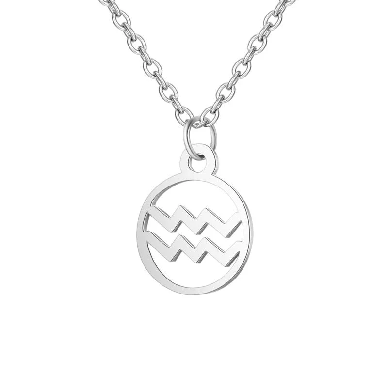 Sternzeichen Halskette – Wassermann – Silber