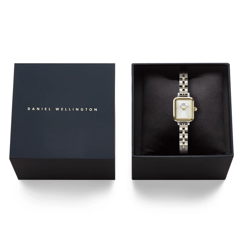 Daniel Wellington Quadro Mini Arch 3-Link Bicolor Damen Uhr DW00100925