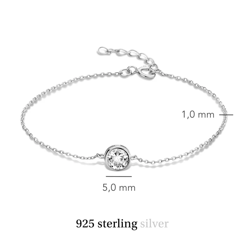 Violet Hamden Venus 925 Sterling Silbernes Armband mit Geburtsstein VH320009-DEC