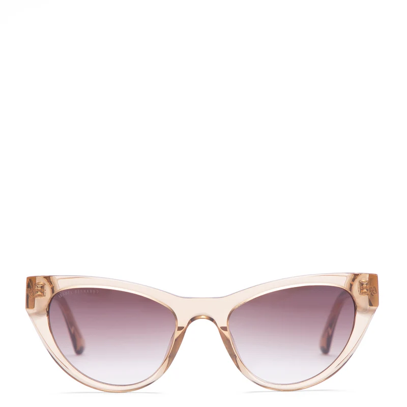 Isabel Bernard La Vilette Transparent Brown Sunglasses IB380011-13-14
