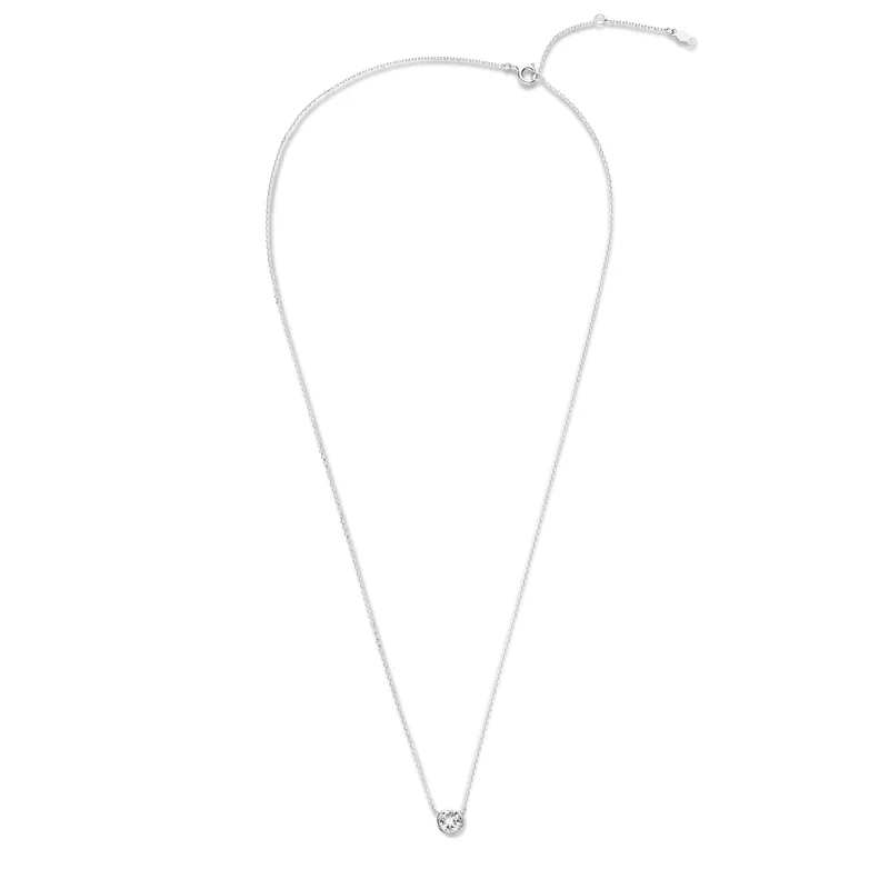 Violet Hamden Venus 925 Sterling Silberne Halskette mit Geburtsstein VH340009-DEC