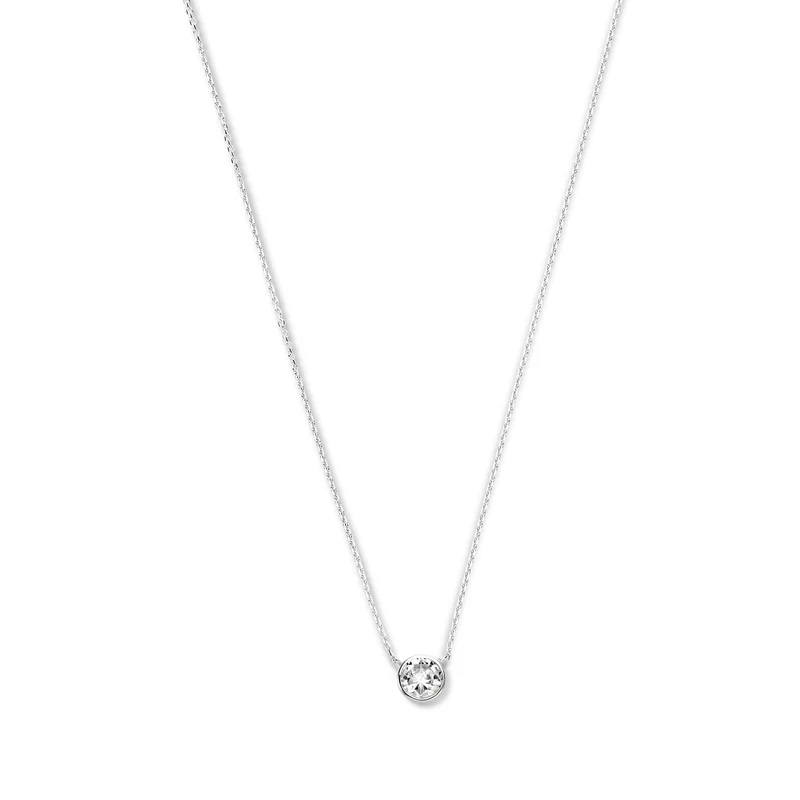 Violet Hamden Venus 925 Sterling Silberne Halskette mit Geburtsstein VH340009-JUL