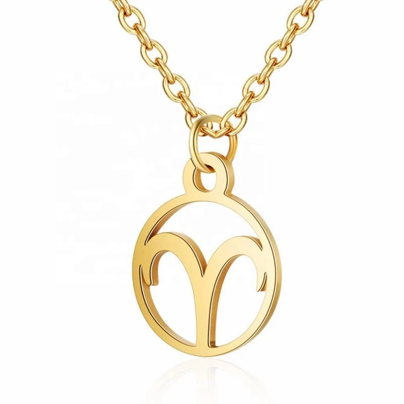 Sternzeichen-Kette: Widder - Zodiac, Gold