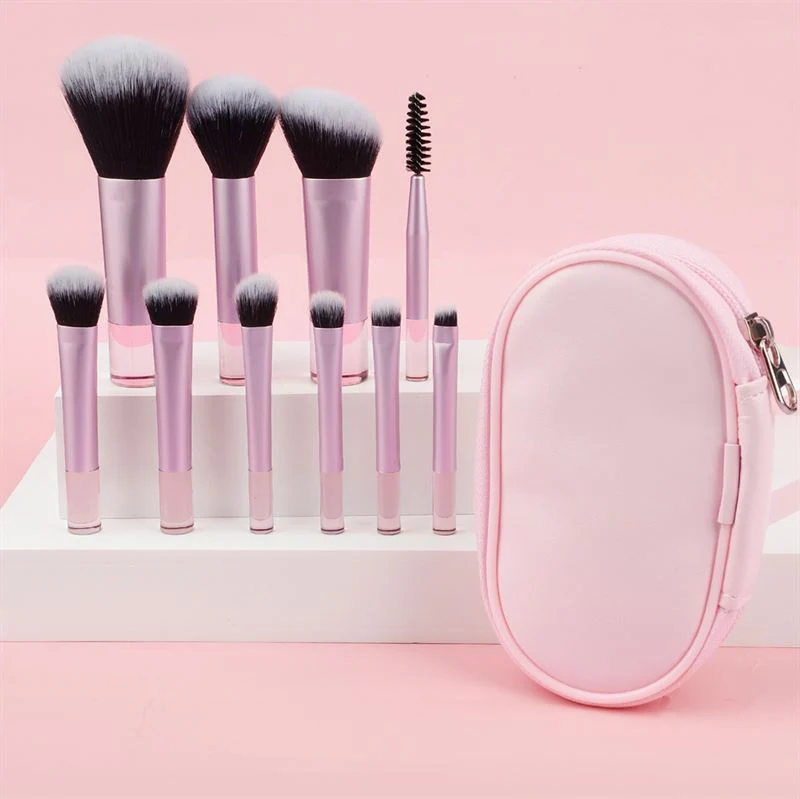 Technique PRO Petite Glow Pinsel-Reiseset - Rosa