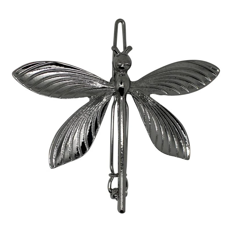SOHO Haarspange – Libellen-Design – Silber