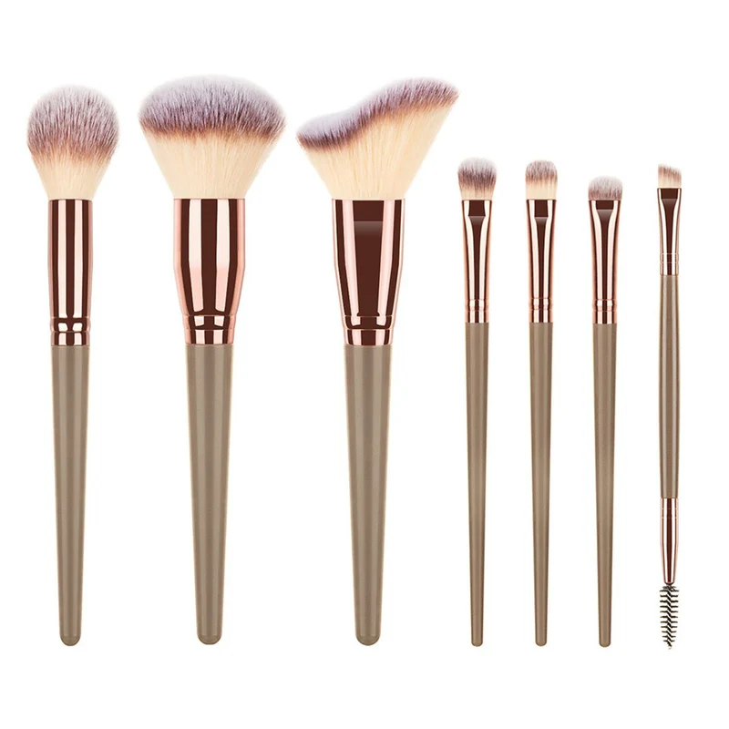 Technique PRO Chamois Make-up-Pinselset – 7 Make-up-Pinsel