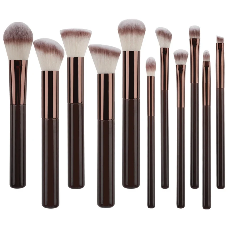 Technique PRO Chocolate Bronze Make-up-Pinselset – 11-teilig