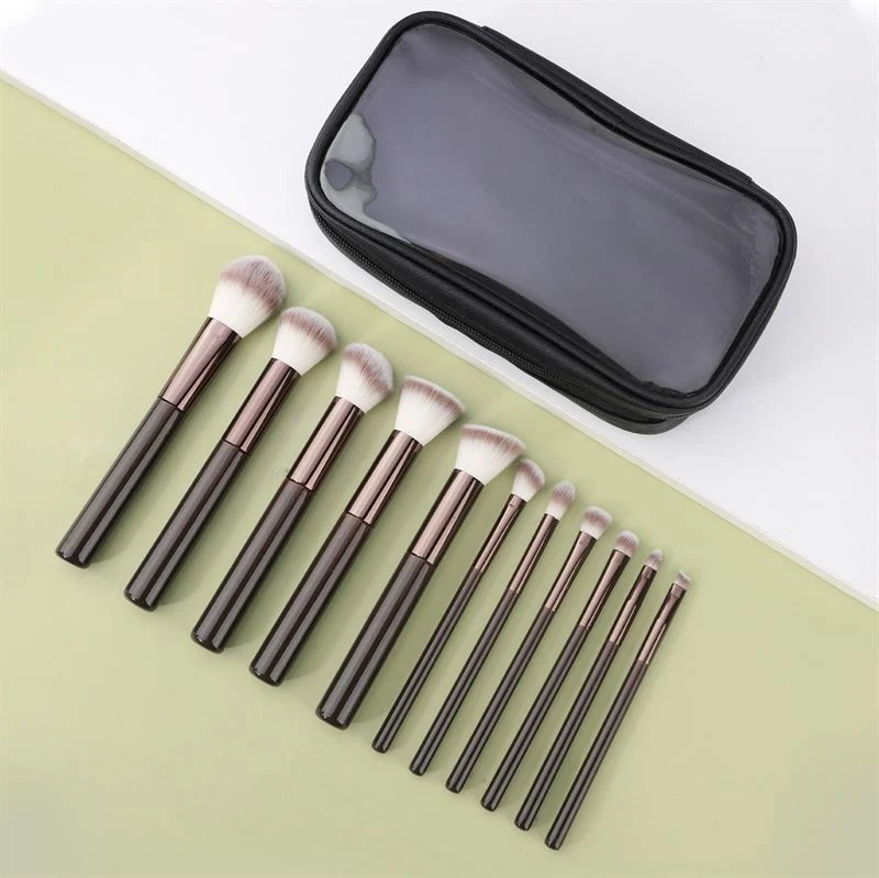 Technique PRO Chocolate Bronze Make-up-Pinselset – 11-teilig