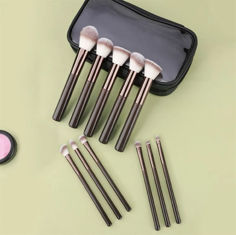 Technique PRO Chocolate Bronze Make-up-Pinselset – 11-teilig